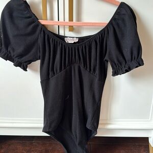 black bodysuit/ cute for spring or summer